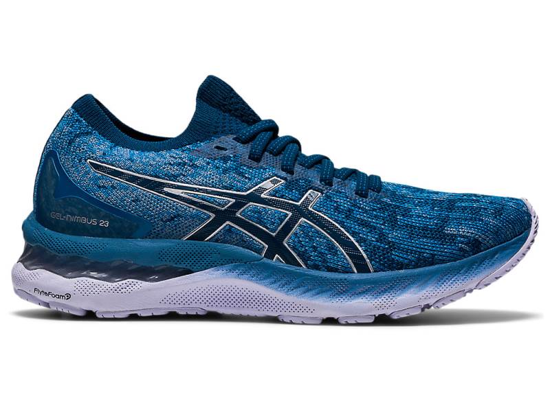 Dámské Běžecké Boty Asics GEL-NIMBUS 23 Knit Šedé 84326MUQZ